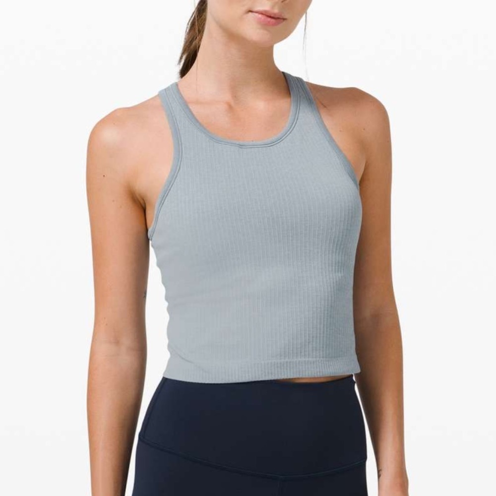 Lululemon Ribbed Racerback Tank - Size 12 - Picture 1 of 8